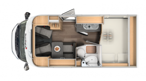 Interior autocaravana modelo V60