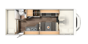 Interior autocaravana modelo A72