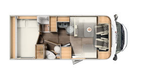 Interior autocaravana modelo T65